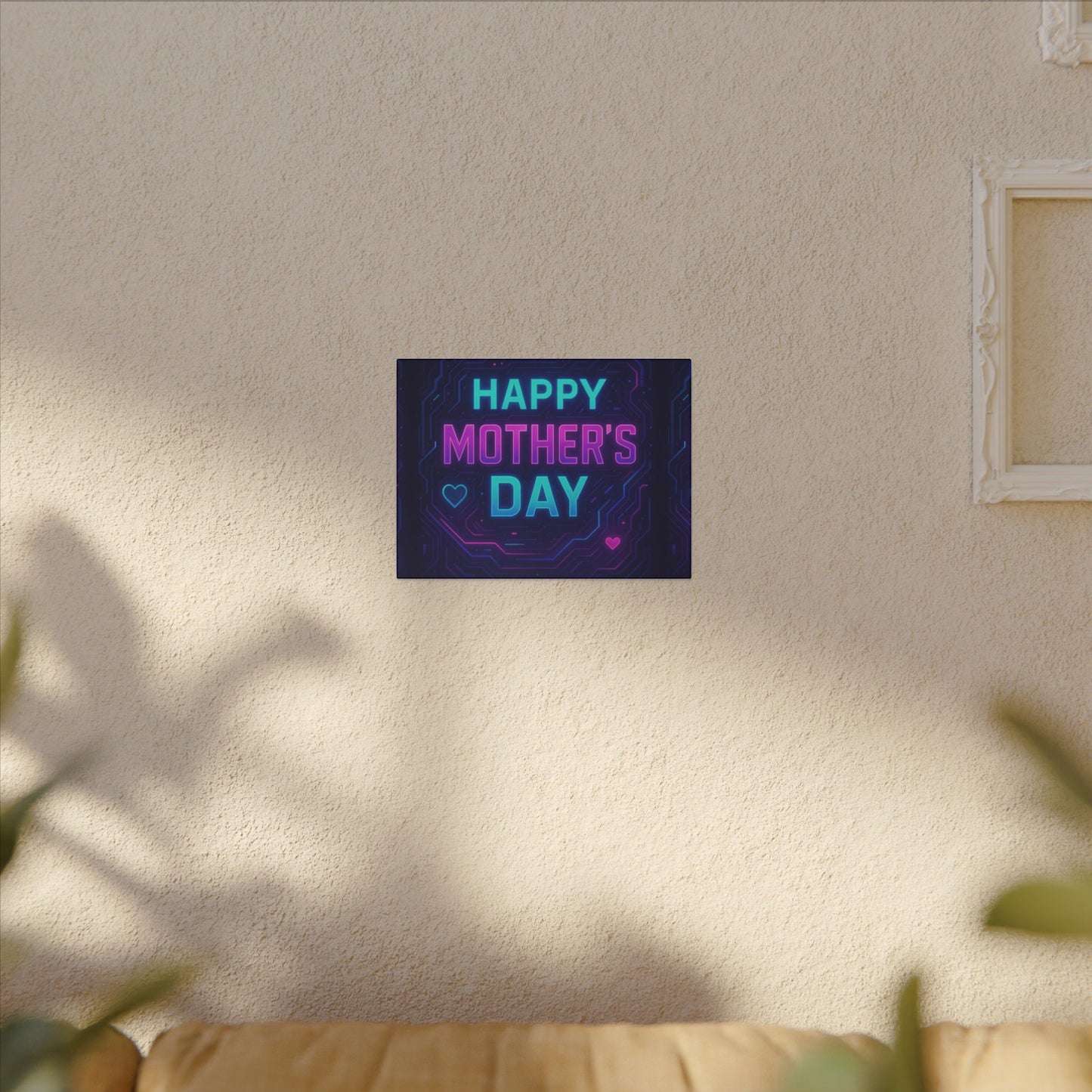 Mother’s Day CyberGlow AR Canvas – Limited Edition Matte Canvas, Stretched, (Multi-Size)