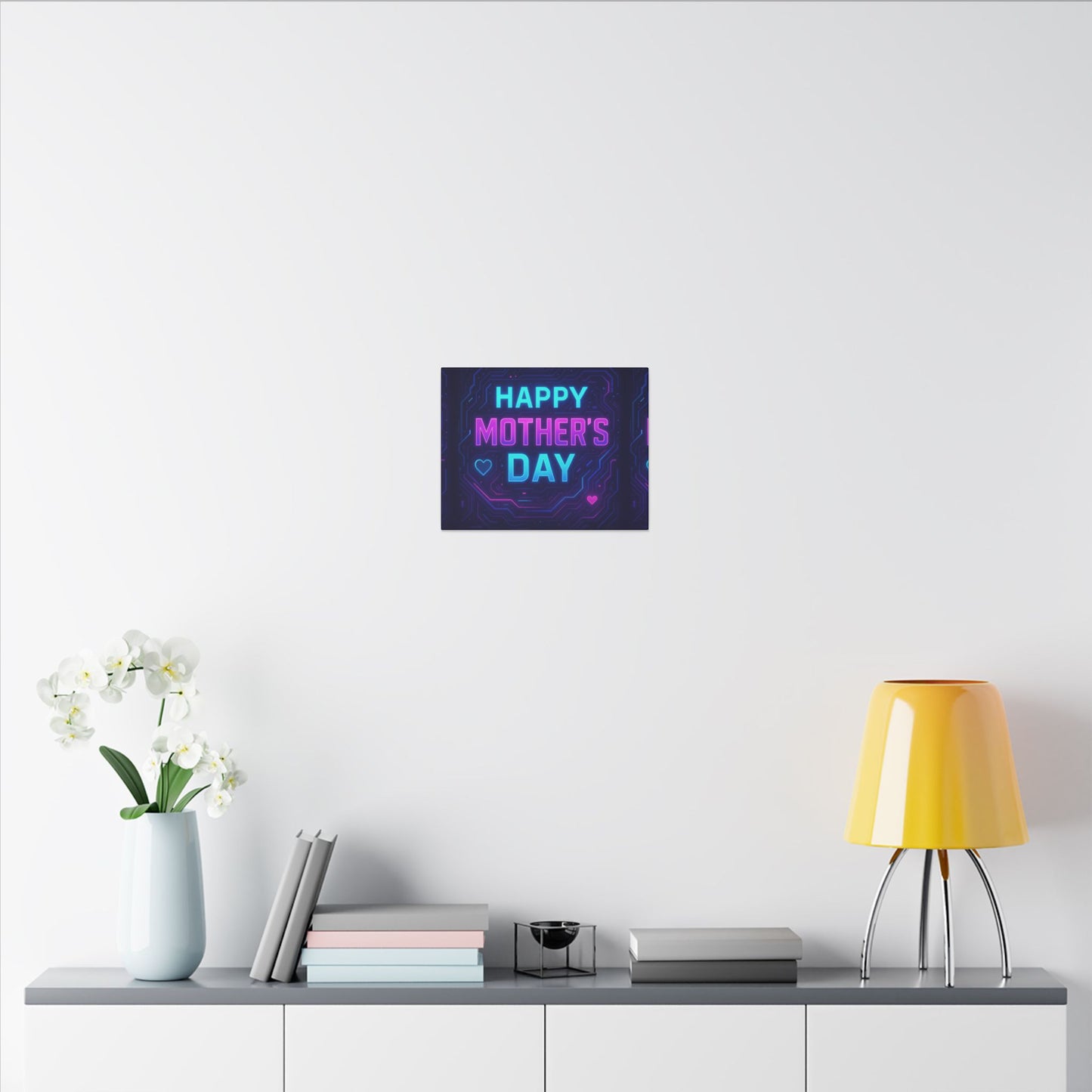 Mother’s Day CyberGlow AR Canvas – Limited Edition Matte Canvas, Stretched, (Multi-Size)