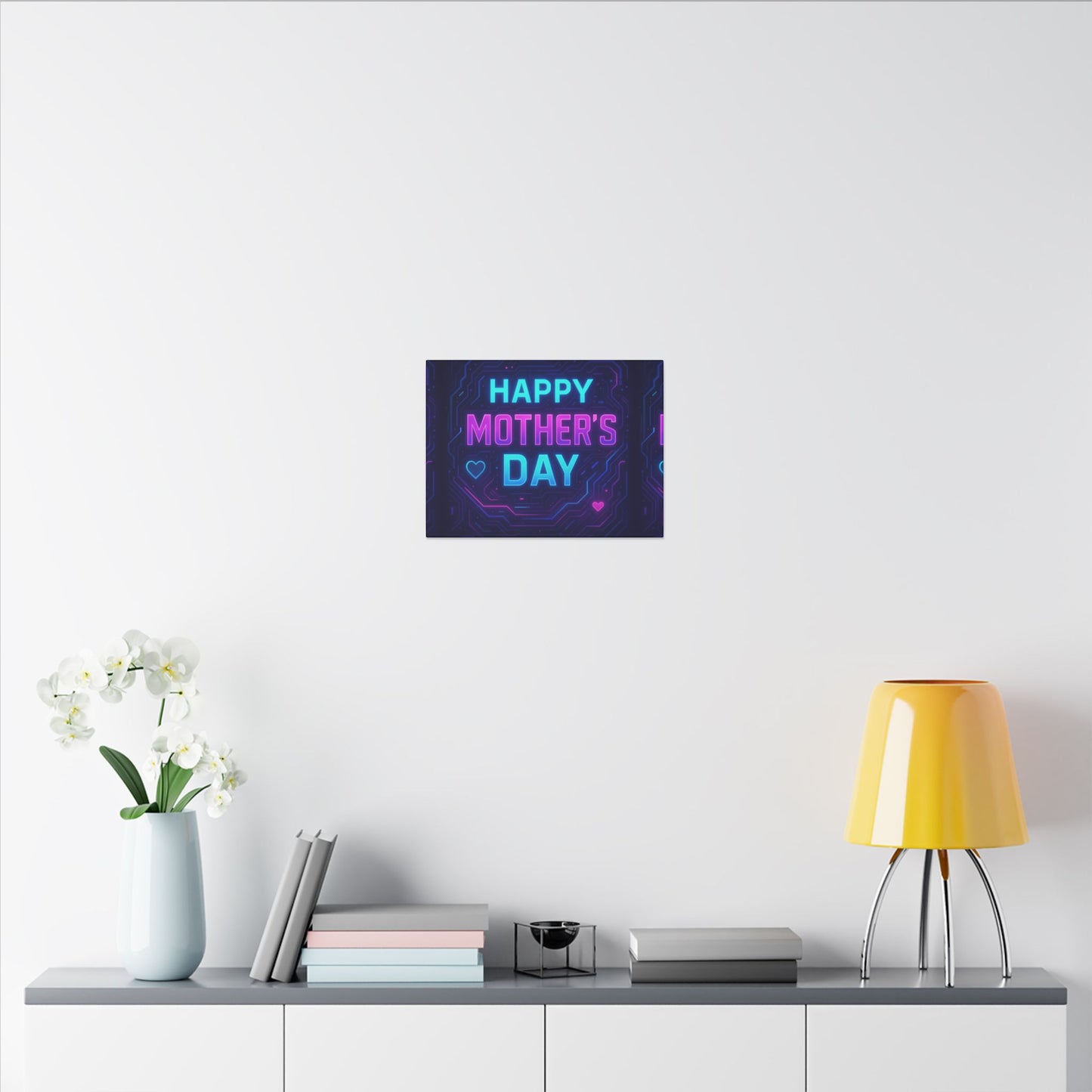 Mother’s Day CyberGlow AR Canvas – Limited Edition Matte Canvas, Stretched, (Multi-Size)