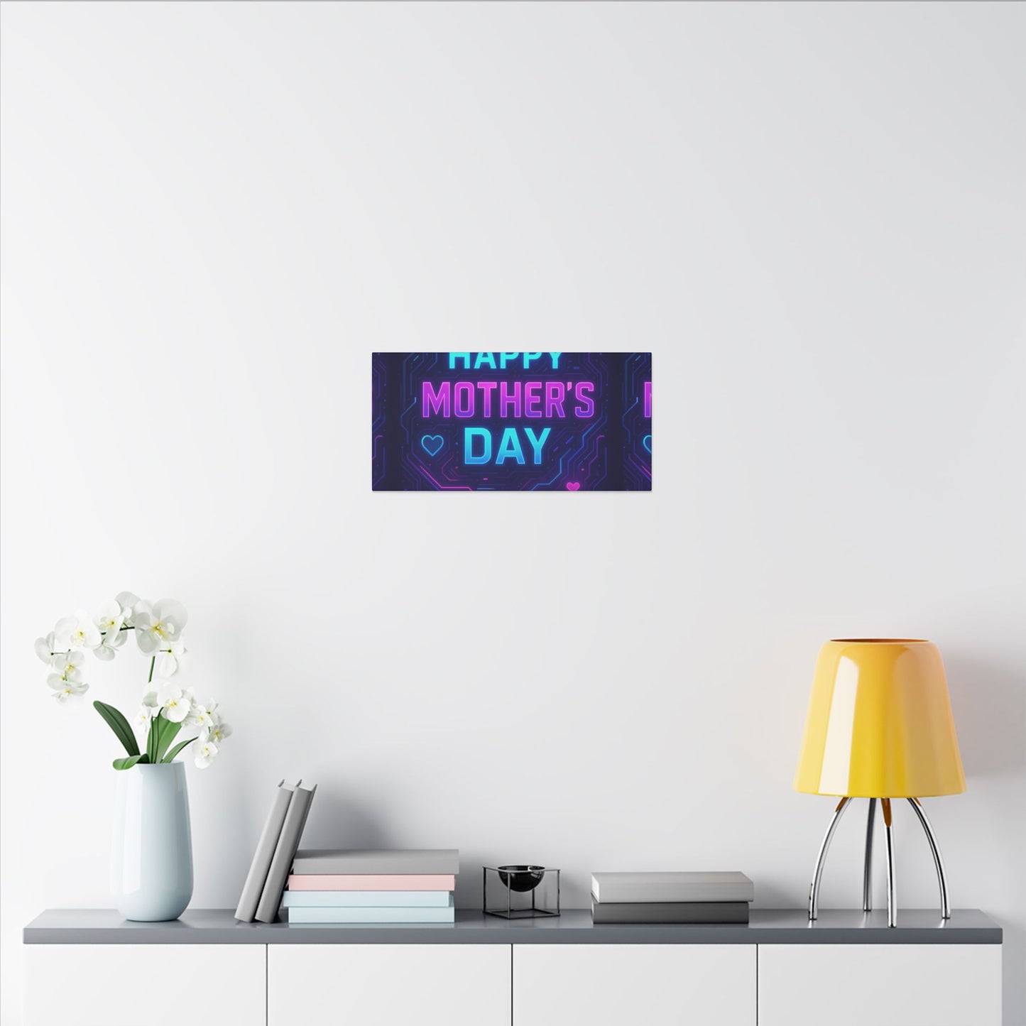 Mother’s Day CyberGlow AR Canvas – Limited Edition Matte Canvas, Stretched, (Multi-Size)