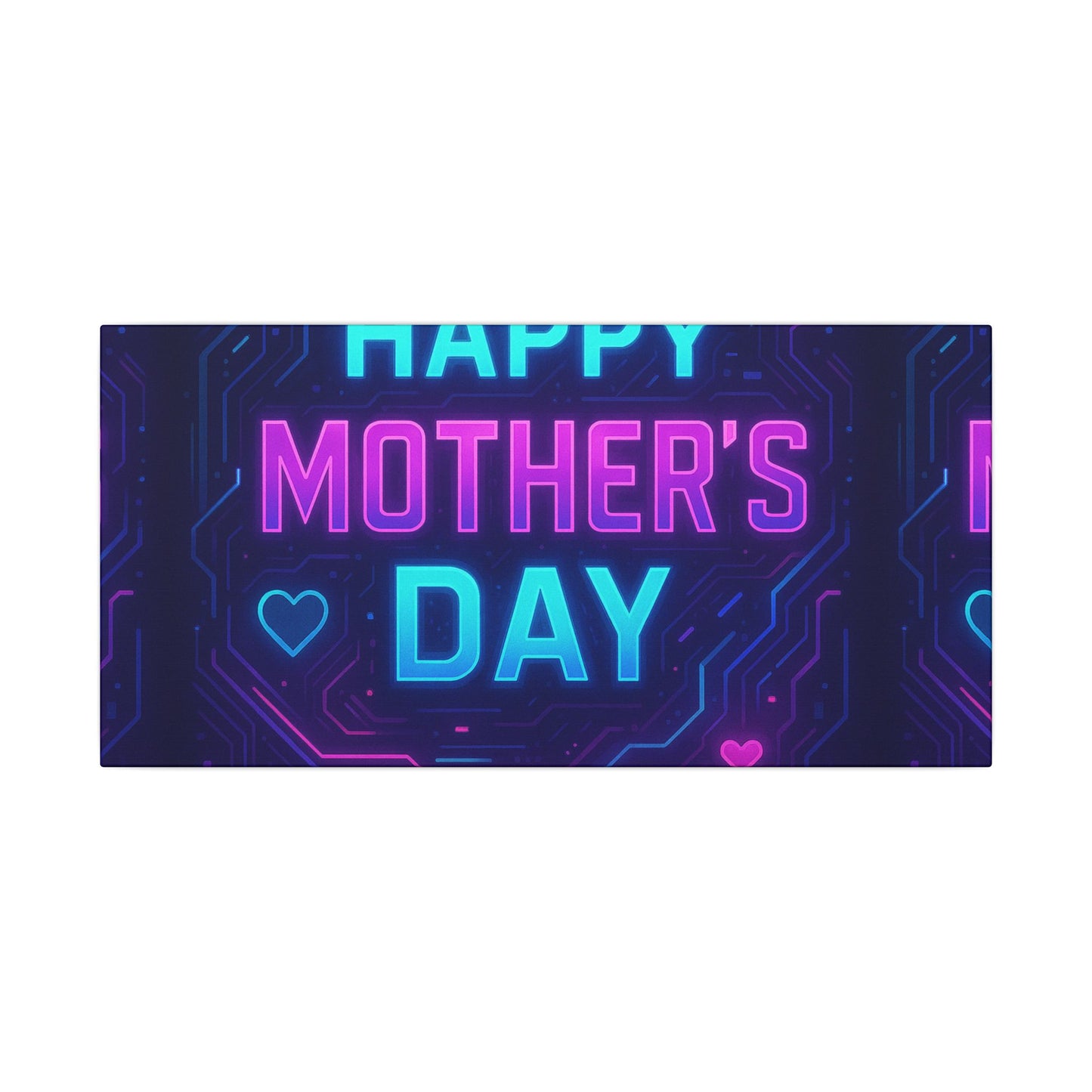 Mother’s Day CyberGlow AR Canvas – Limited Edition Matte Canvas, Stretched, (Multi-Size)