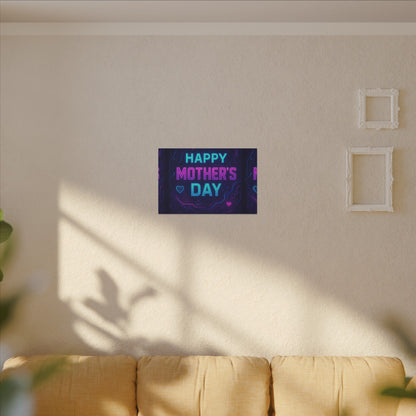 Mother’s Day CyberGlow AR Canvas – Limited Edition Matte Canvas, Stretched, (Multi-Size)