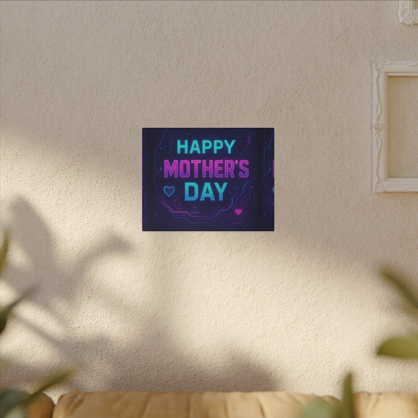 Mother’s Day CyberGlow AR Canvas – Limited Edition Matte Canvas, Stretched, (Multi-Size)