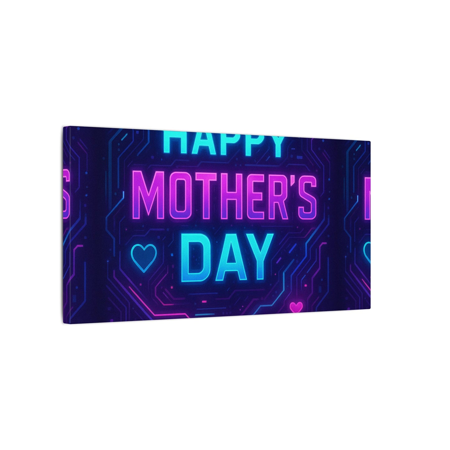 Mother’s Day CyberGlow AR Canvas – Limited Edition Matte Canvas, Stretched, (Multi-Size)