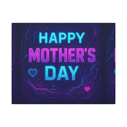 Mother’s Day CyberGlow AR Canvas – Limited Edition Matte Canvas, Stretched, (Multi-Size)
