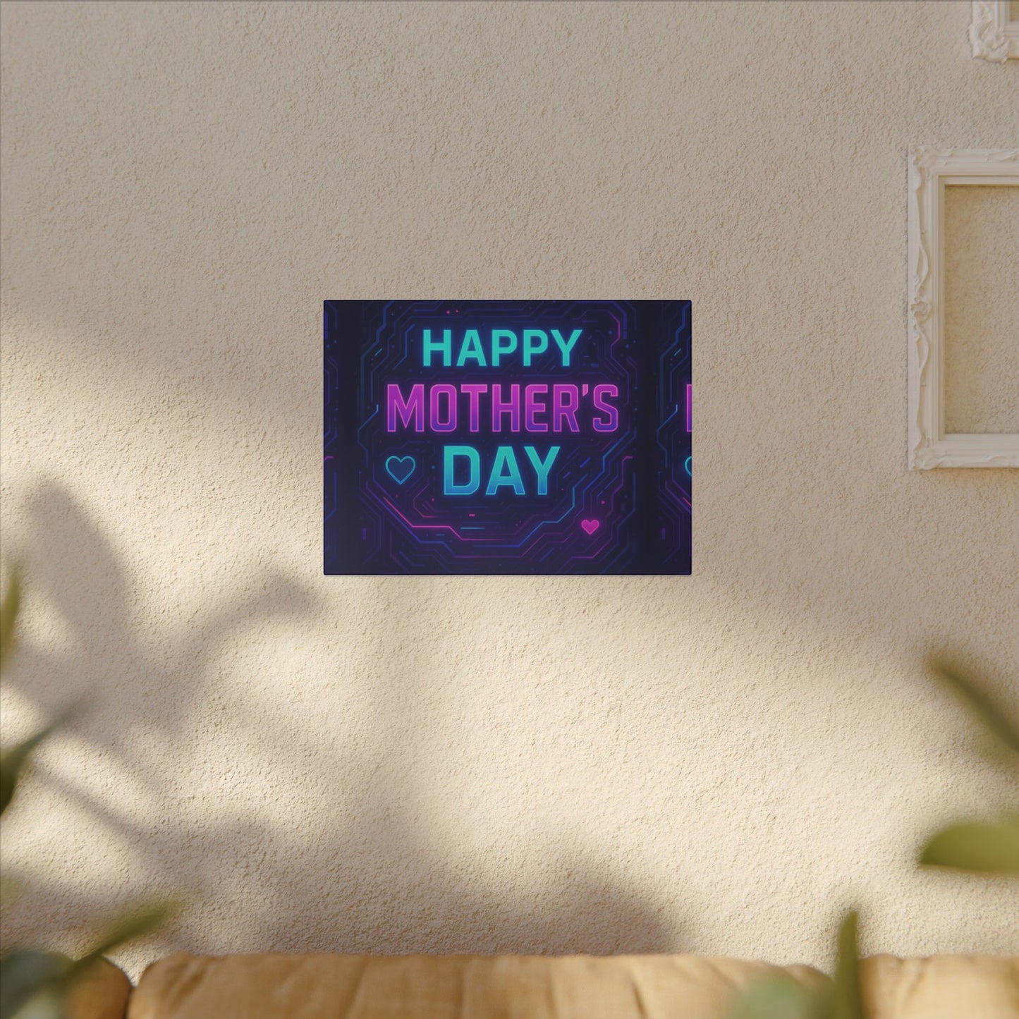 Mother’s Day CyberGlow AR Canvas – Limited Edition Matte Canvas, Stretched, (Multi-Size)