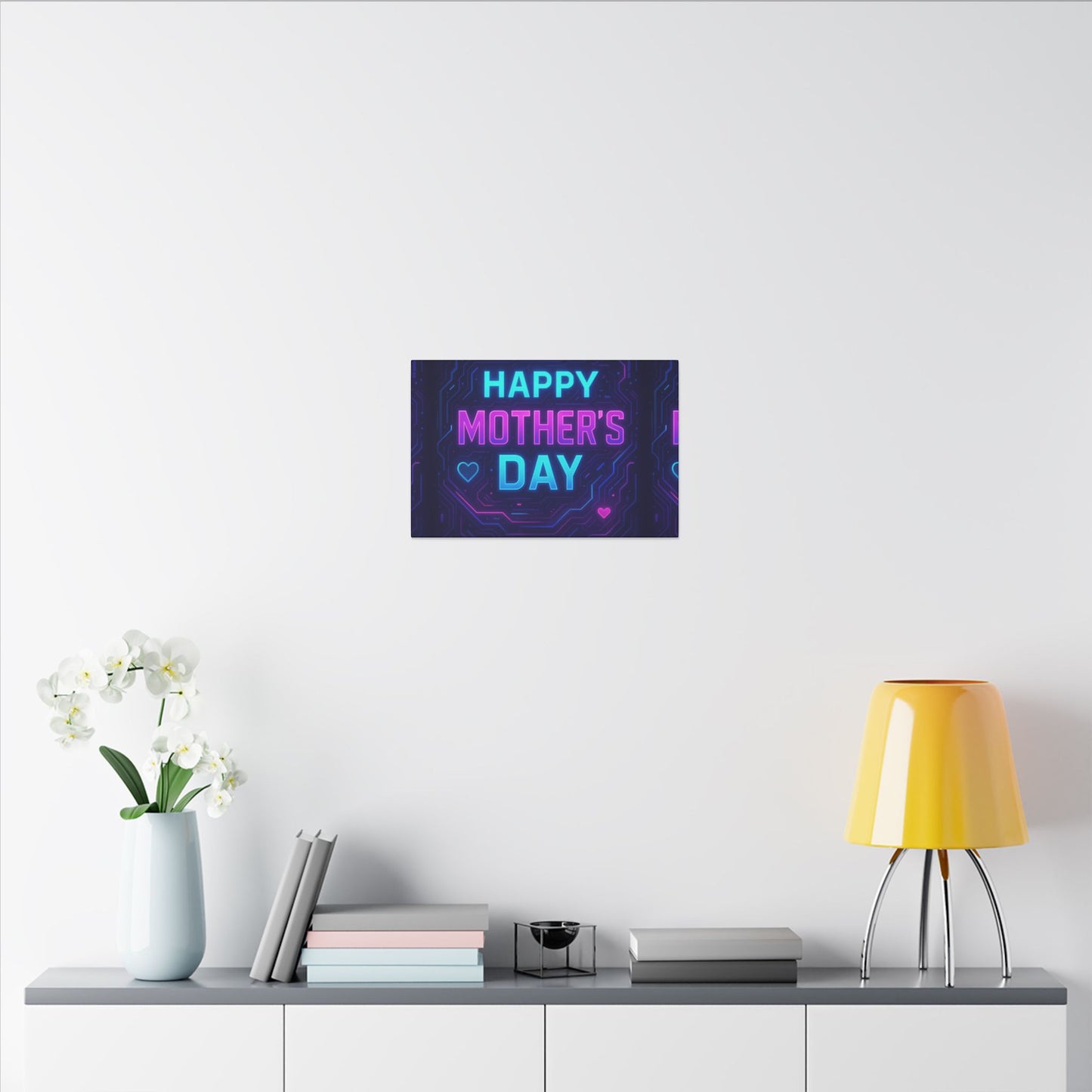 Mother’s Day CyberGlow AR Canvas – Limited Edition Matte Canvas, Stretched, (Multi-Size)