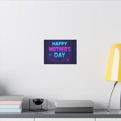 Mother’s Day CyberGlow AR Canvas – Limited Edition Matte Canvas, Stretched, (Multi-Size)