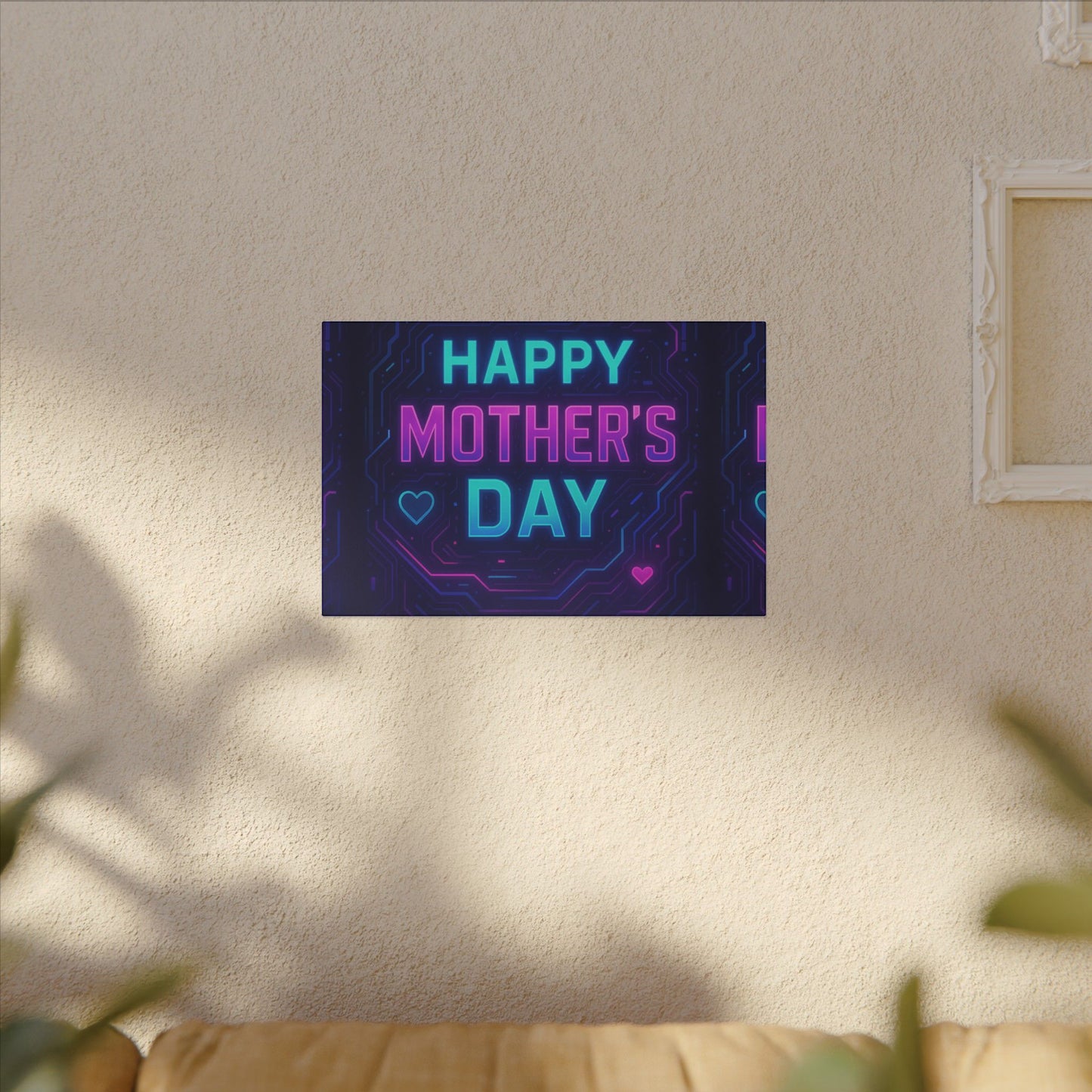 Mother’s Day CyberGlow AR Canvas – Limited Edition Matte Canvas, Stretched, (Multi-Size)